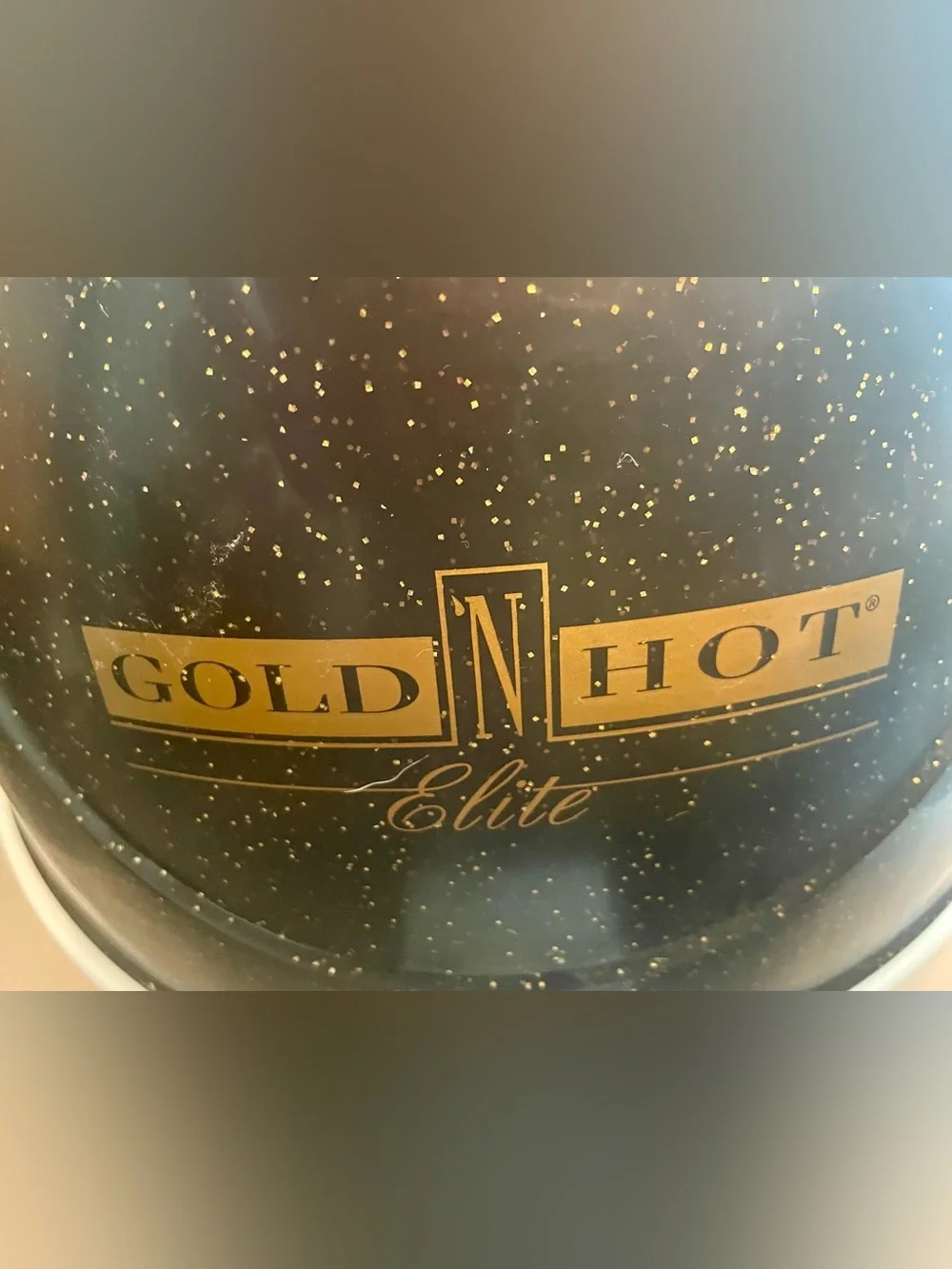 Gold ‘N Hot Elite Hooded Hair Dryer - Black with Gold Speckle